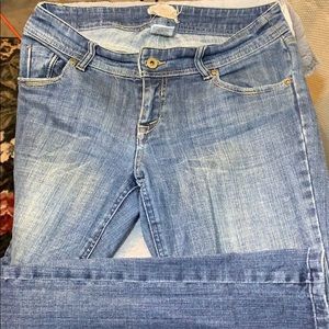Z Cavaricci Jeans sz 8. Zippered back pockets